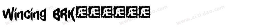 Wincing BRK字体转换
